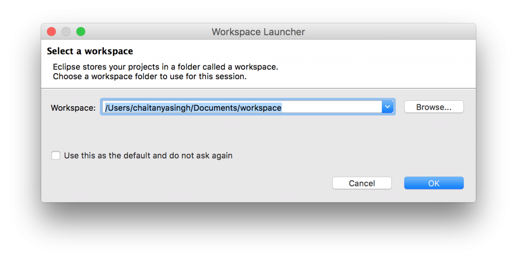 eclipse on mac asking for network proxy